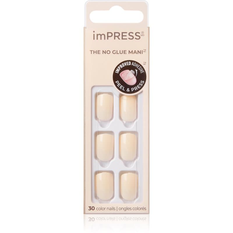 imPRESS The No Glue Mani Short sztuczne paznokcie Point Pink