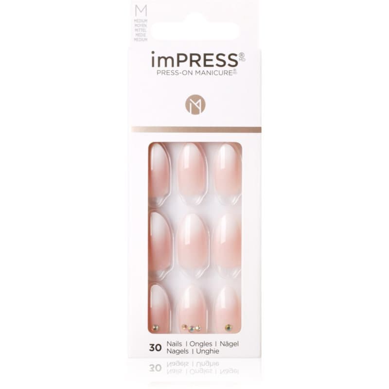 imPRESS Medium sztuczne paznokcie samoprzylepne Awestruck