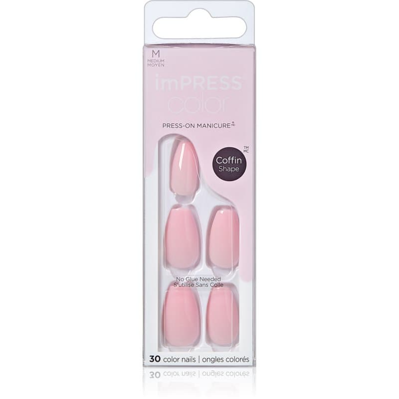 imPRESS Color Medium sztuczne paznokcie Pink Dream