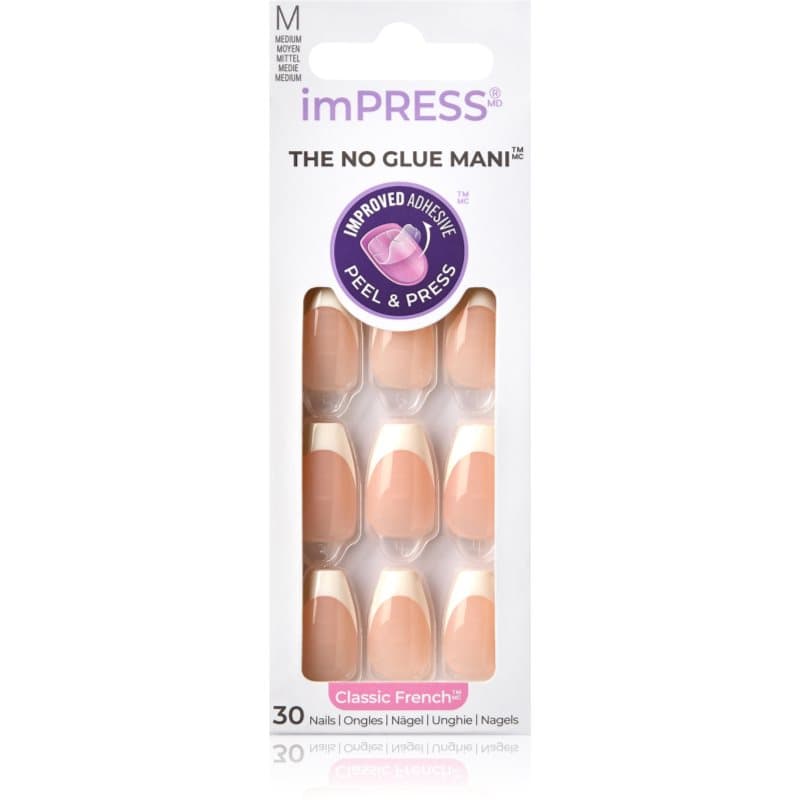 imPRESS The No Glue Mani sztuczne paznokcie samoprzylepne Ideal