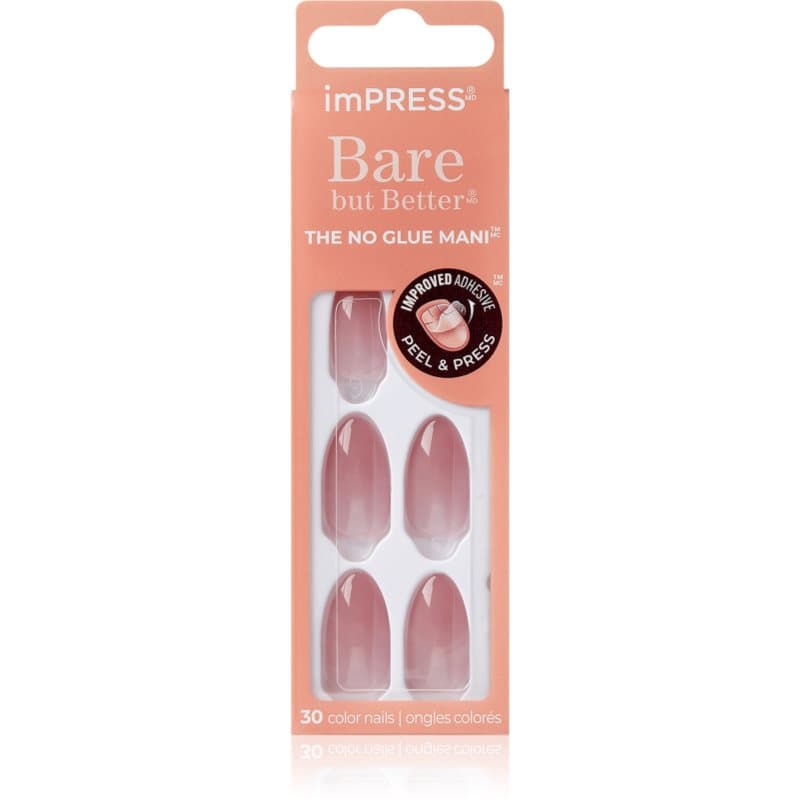 imPRESS Bare but Better sztuczne paznokcie samoprzylepne Serenity