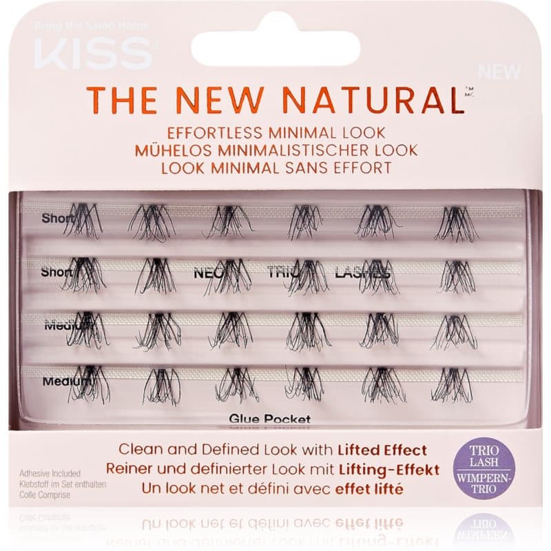 The New Natural Effortless Minimal Look kępki rzęs bez węzełków Trio 01