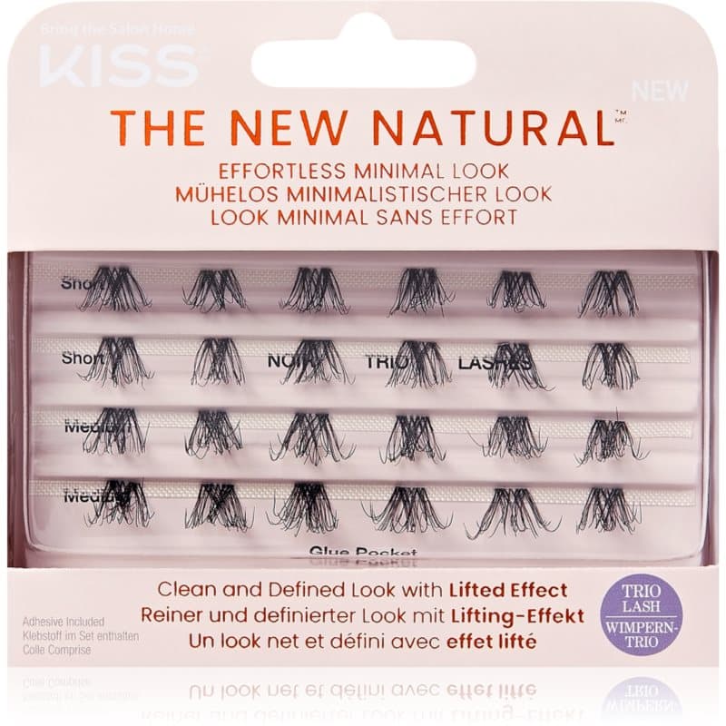 The New Natural Effortless Minimal Look kępki rzęs bez węzełków Trio 02