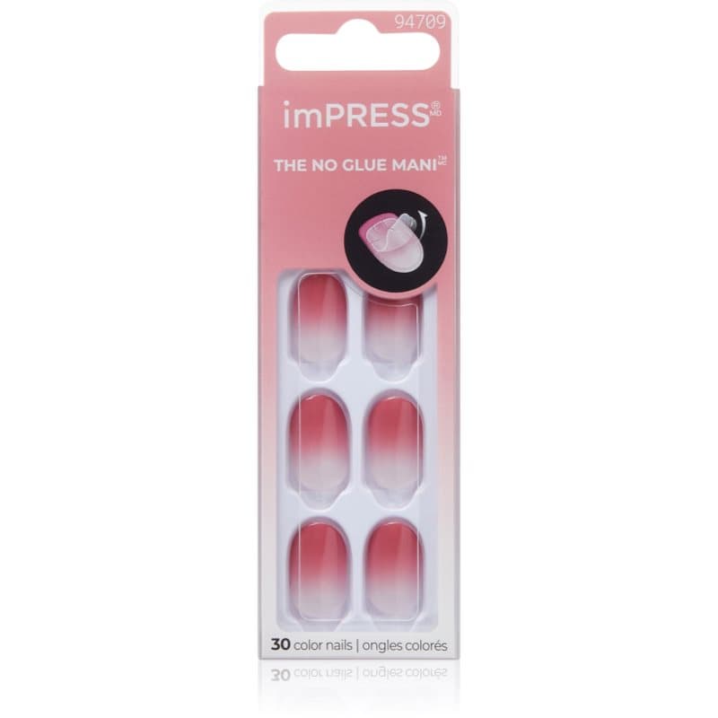 imPRESS The No Glue Mani sztuczne paznokcie samoprzylepne Beat The Heat