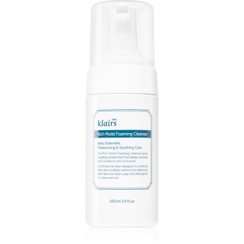 Rich Moist Foaming Cleanser, - Hipoalergiczna pianka oczyszczająca