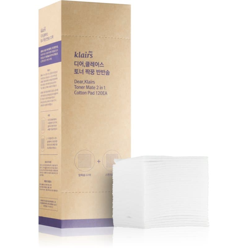 Supple Preparation Toner Mate Cotton Pad bawełniane płatki kosmetyczne do demakijażu i oczyszczania twarzy