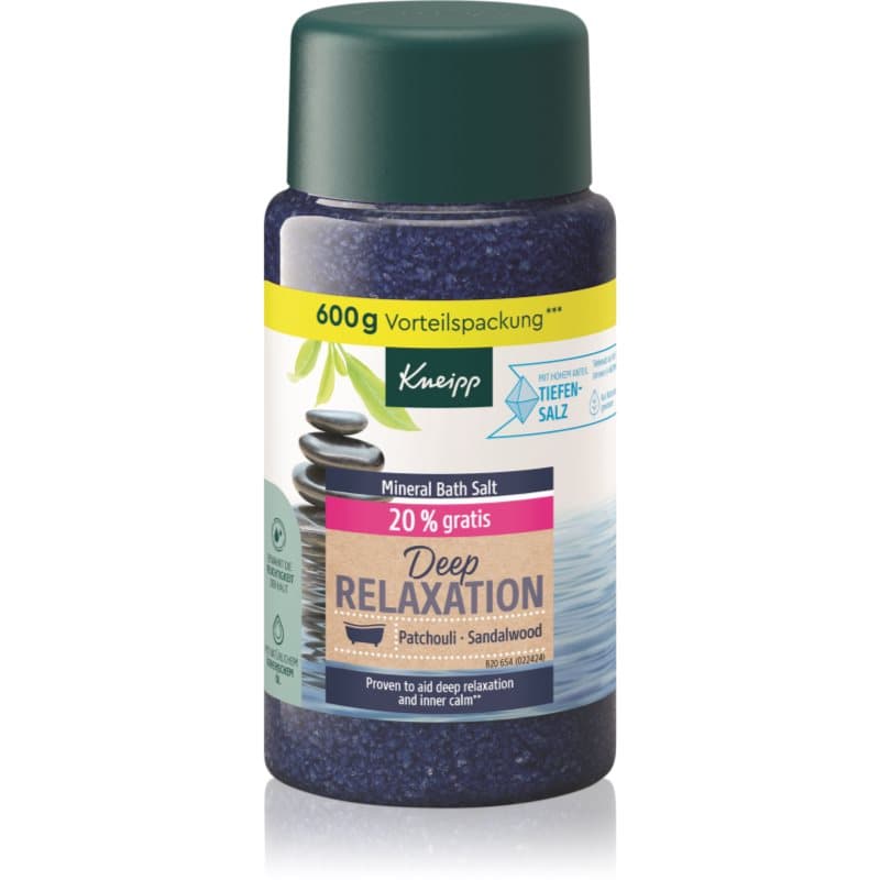 Deep Relaxation sól do kąpieli Patchouli & Sandalwood