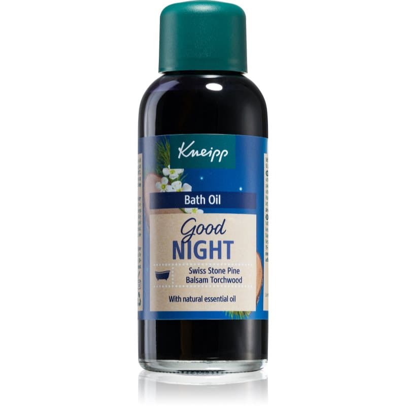 Good Night kojący olejek do kąpieli Swiss Stone Pine & Balsam Torchwood
