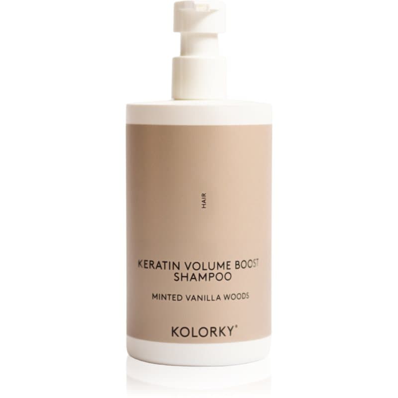 Keratine Volume Boost Shampoo szampon zwiększający objętość Minted Vanilla Woods