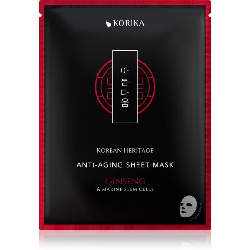Korean Heritage Red Ginseng & Adenosine Anti-aging Sheet Mask przeciwzmarszczkowa maska w płachcie