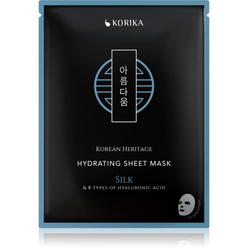Korean Heritage Silk & 8 Types of Hyaluronic Acid Hydrating Sheet Mask maska nawilżająca w płacie