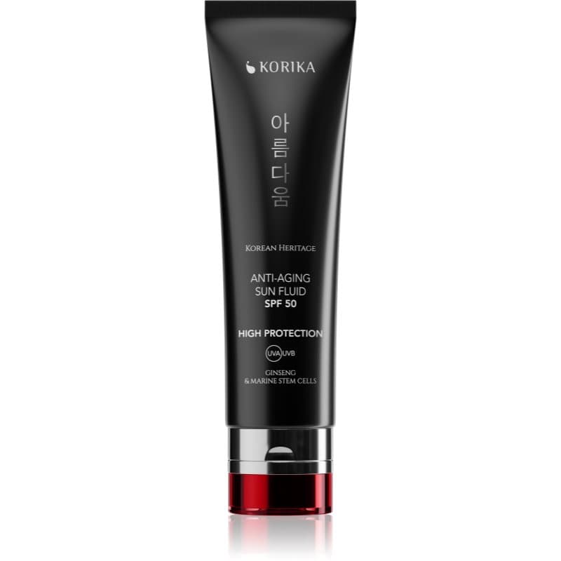 Korean Heritage Ginseng & Marine Stem Cells Anti-aging Sun Fluid SPF 50 fluid ochronny przeciw starzeniu się skóry SPF 50
