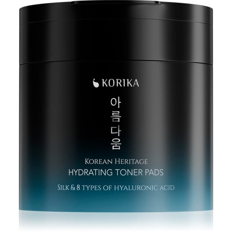 Korean Heritage Silk & 8 Types of Hyaluronic Acid Hydrating Toner Pads płatki oczyszczające o działaniu nawilżającym