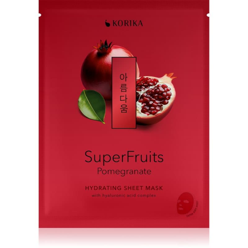 SuperFruits Pomegranate - Hydrating Sheet Mask maska nawilżająca w płacie