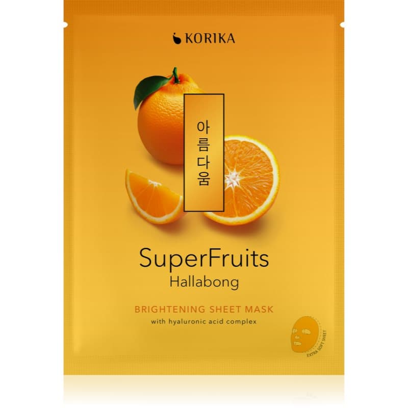 SuperFruits Hallabong - Brightening Sheet Mask maska rozświetlająca w płacie