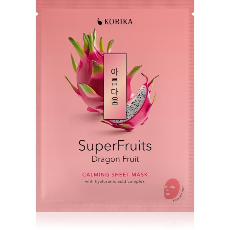 SuperFruits Dragon Fruit - Calming Sheet Mask maska łagodząca w płacie