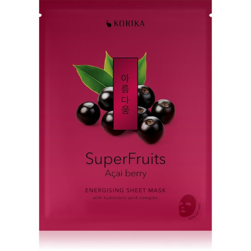 SuperFruits Acai Berry - Anti-pollution Sheet Mask maseczka w płachcie z efektem detoksykującym