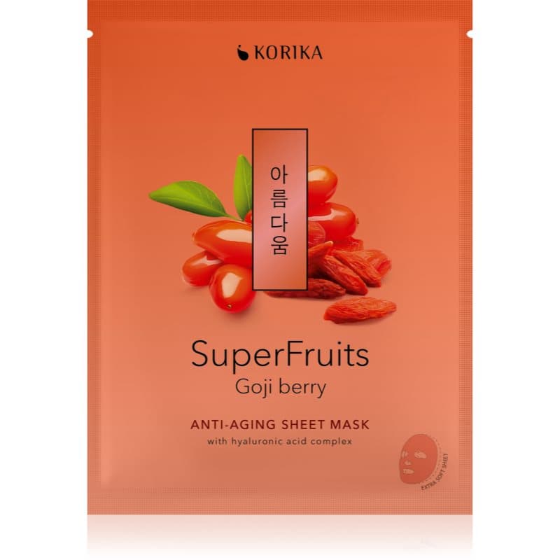 SuperFruits Goji Berry - Anti-aging Sheet Mask odmładzająca maseczka do twarzy