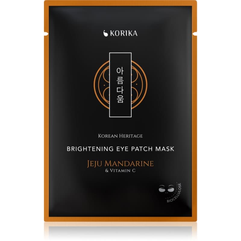 Korean Heritage Brightening Eye Patch Mask Jeju Mandarine & Vitamin C maseczka rozjaśniająca do okolic oczu
