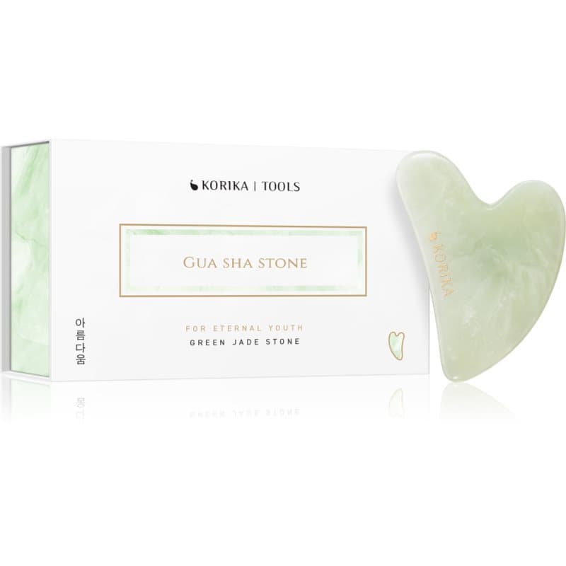 Tools Gua Sha Green Jade Stone akcesoria do masażu do twarzy