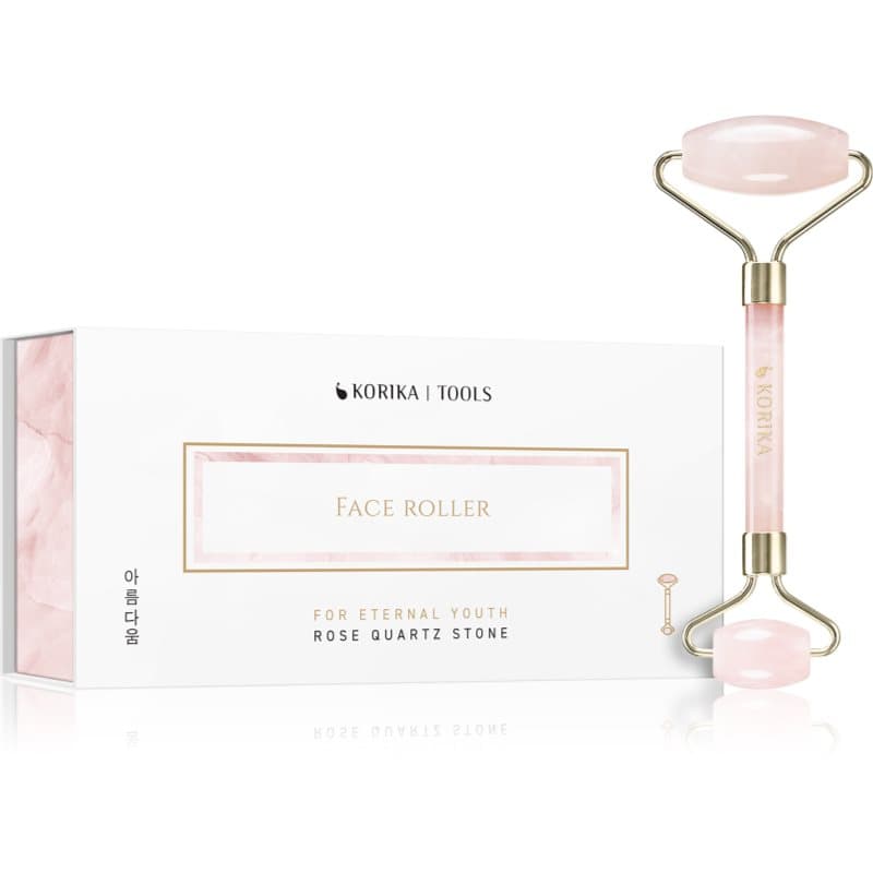 Tools Face Roller Green Jade Stone wałek do masażu do twarzy Quartz Roller Pink