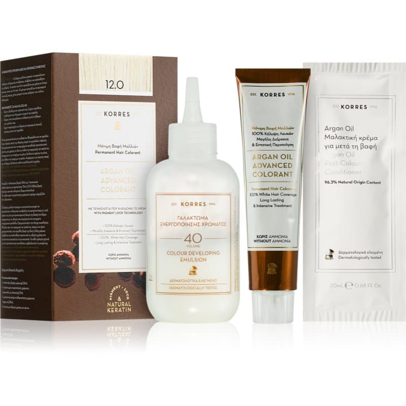 Argan Oil trwała farba do włosów z olejkiem arganowym odcień 12.0 Special Blonde
