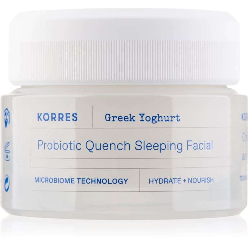 Greek Yoghurt Probiotic Quench Sleeping Facial odżywczy krem na noc z probiotykami