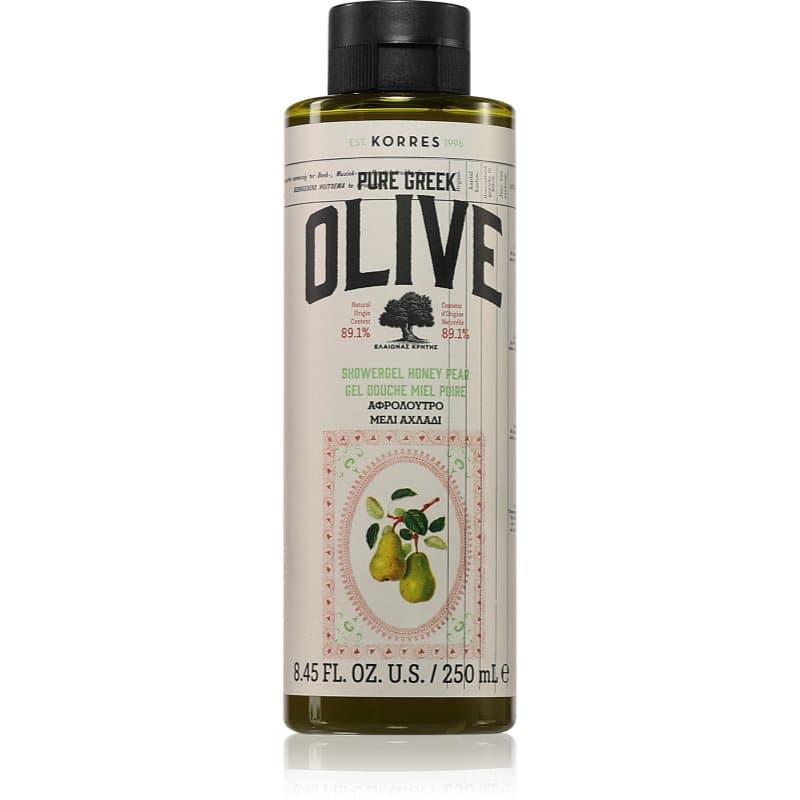 Pure Greek Olive & Honey Pear odświeżający żel pod prysznic