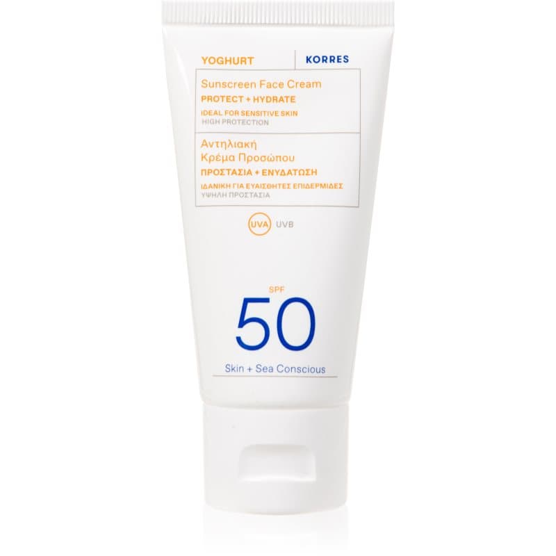 Yoghurt Sunscreen krem do opalania twarzy o działaniu nawilżającym SPF 30
