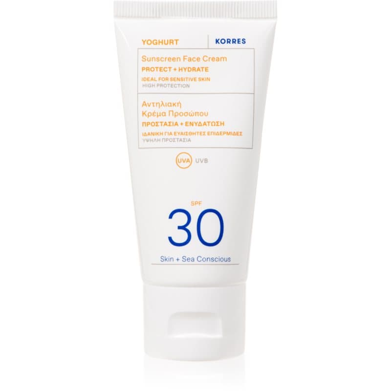 Yoghurt krem do opalania twarzy SPF 30