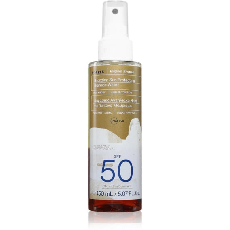 Aegean Bronze mgiełka brązująca do opalania SPF 50