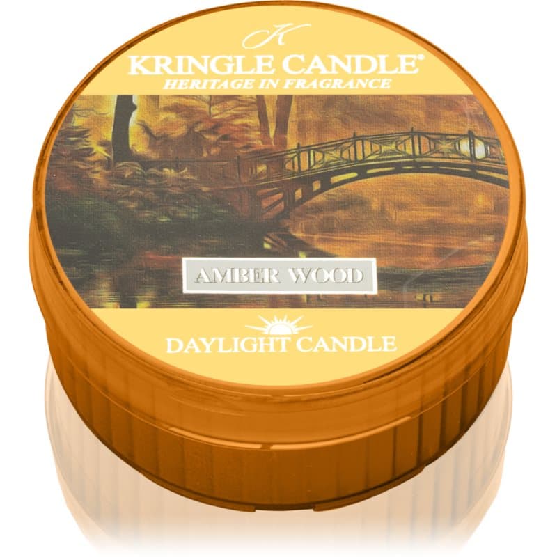 Amber Wood świeczka typu tealight