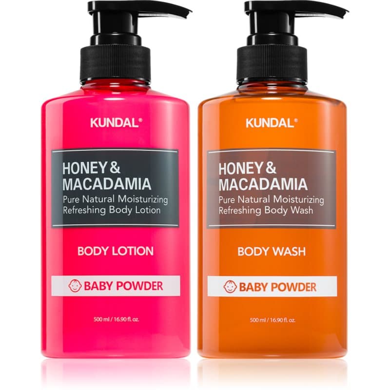 Honey & Macadamia Baby Powder zestaw do ciała