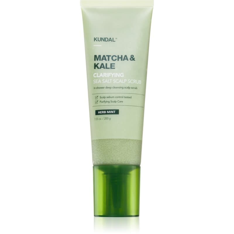 Matcha & Kale Herb Mint peeling oczyszczający włosów i skóry głowy