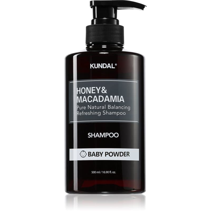Honey & Macadamia Baby Powder szampon naturalny do włosów suchych i zniszczonych