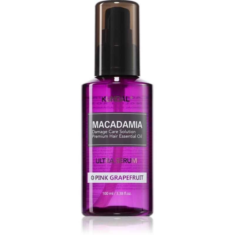Macadamia Ultra Serum Pink Grapefruit regenerujące serum w olejku do włosów zniszczonych
