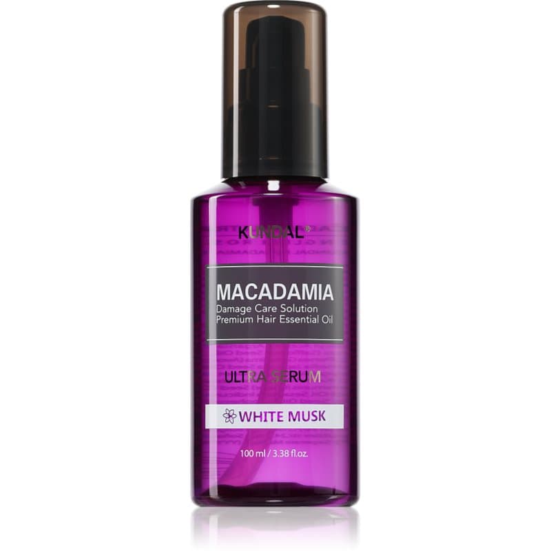 Macadamia Ultra Serum White Musk regenerujące serum w olejku do włosów zniszczonych
