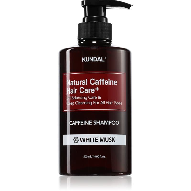 Caffeine Shampoo White Musk szampon naturalny przeciw wypadaniu włosów