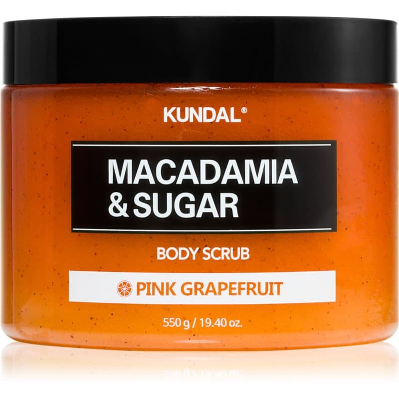 Macadamia & Sugar Body Scrub Pink Grapefruit delikatny peeling do ciała o działaniu uspokajającym