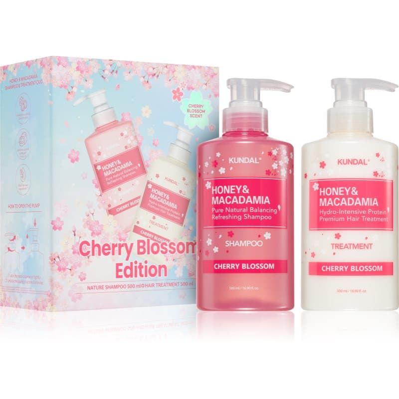 Honey & Macadamia Cherry Blossom Edition zestaw upominkowy do włosów