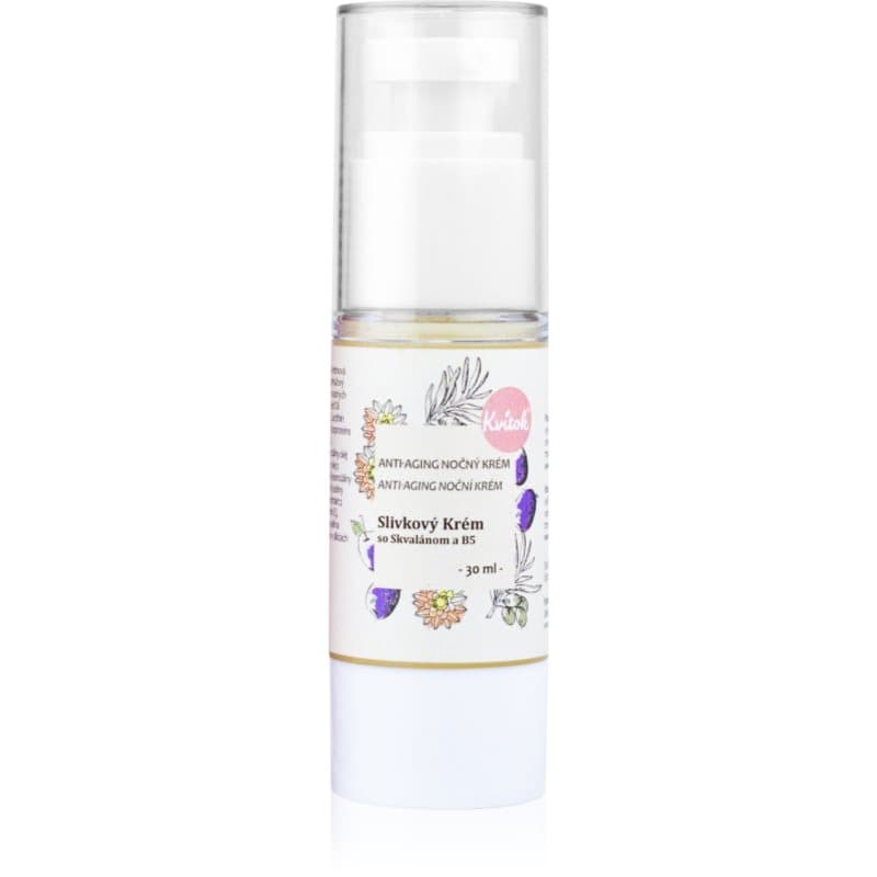 Plum Cream with Squalene and Vitamin B5 krem na noc do skóry dojrzałej 50+