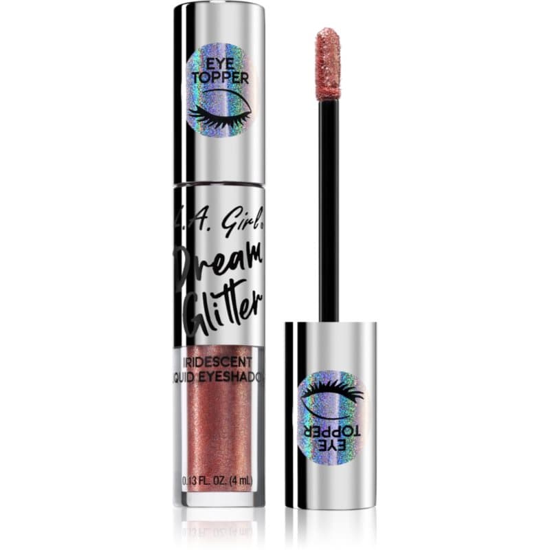 Dream Glitter błyszczące cienie do powiek w płynie odcień Rose Gold