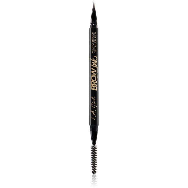 Brow Ink pisak do brwi ze szczotką odcień Dark Brown