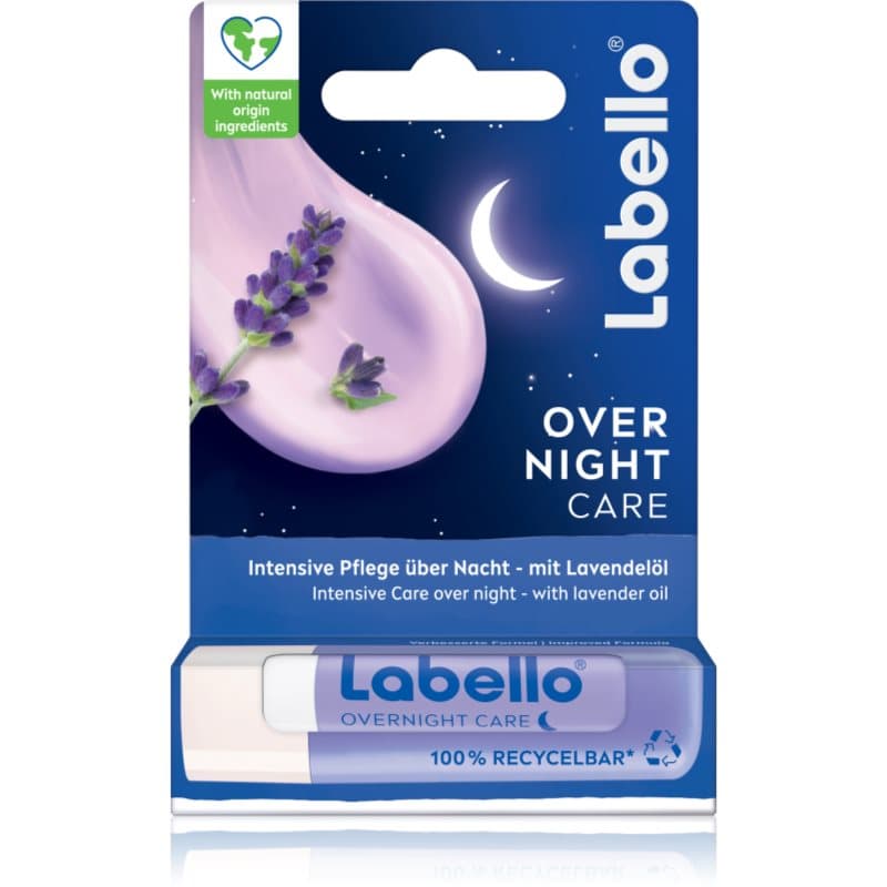 Over Night Care regenerujący balsam do ust z lawendą