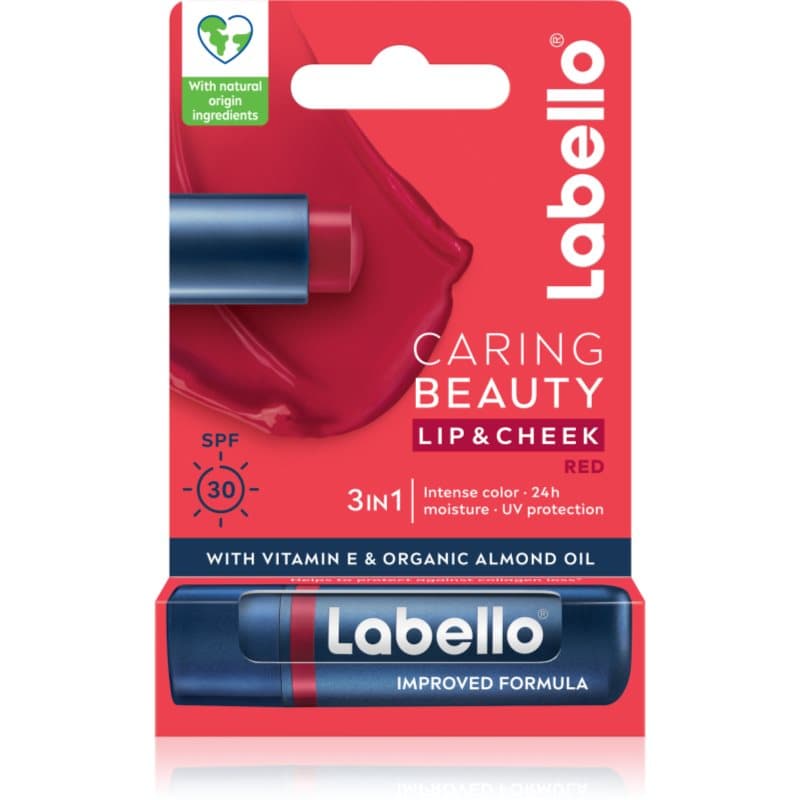 Caring Beauty tonujący balsam do ust odcień Red