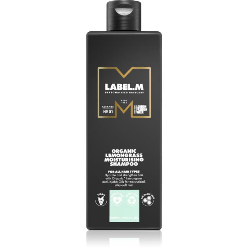 Organic Lemongrass szampon nawilżający do wszystkich rodzajów włosów