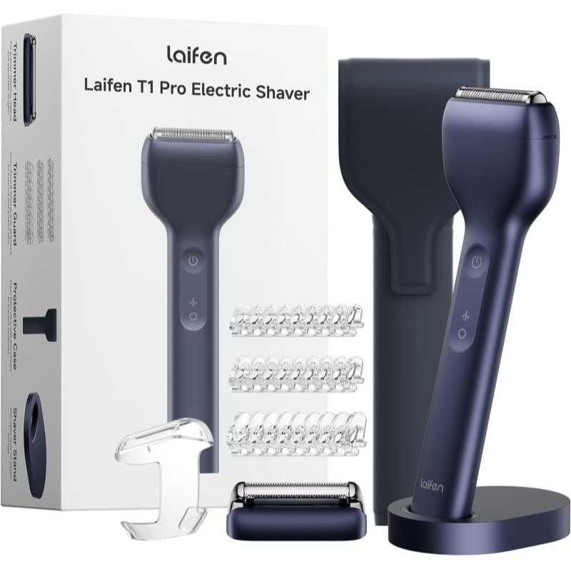 T1 Pro Giftbox elektryczna maszynka do golenia zestaw upominkowy Dark Blue