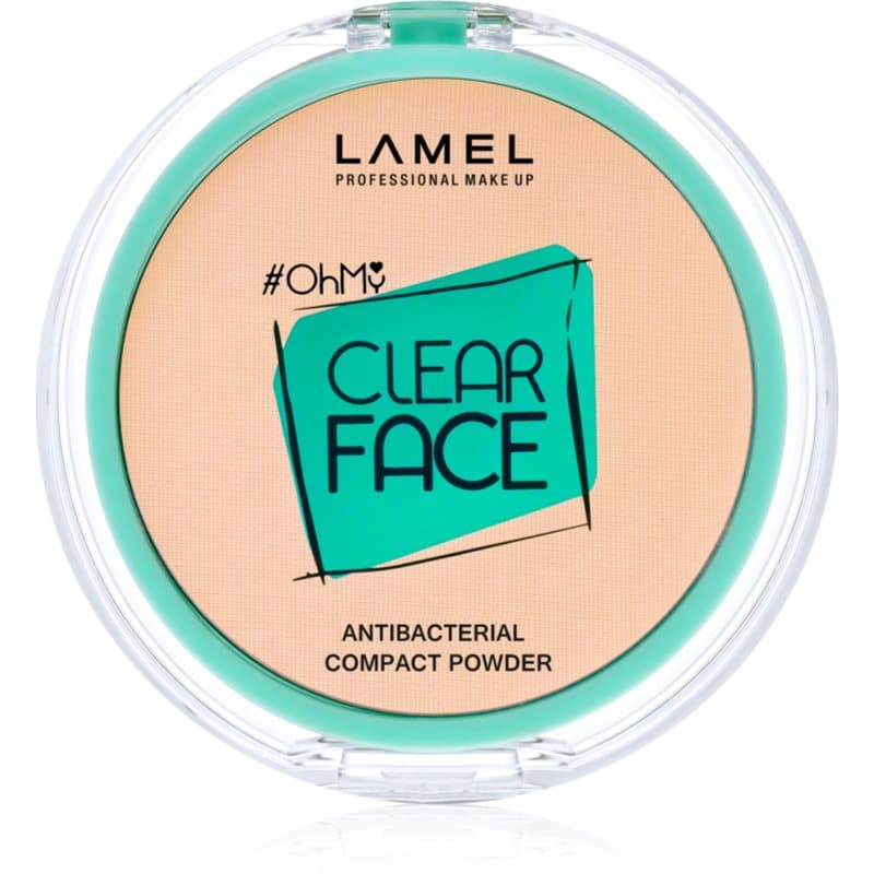 OhMy Clear Face puder w kompakcie ze środkiem antybakteryjnym odcień 402 Vanilla