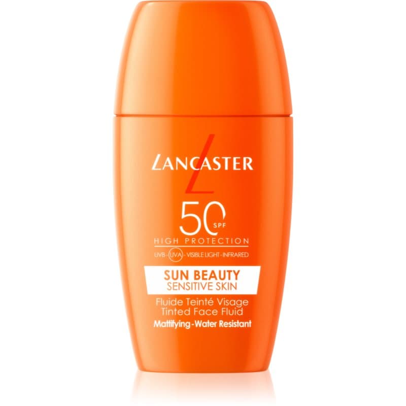 Kremy do opalania Sun Sensitive Tinted Mattifying Fluid SPF 50 Ochrona przeciwsłoneczna
