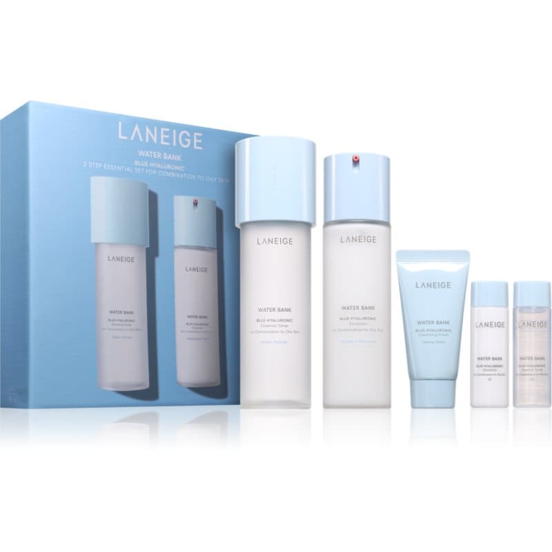 Water Bank Blue Hyaluronic 2-Step Essentials Set for Combination to Oily Skin zestaw upominkowy dla kobiet